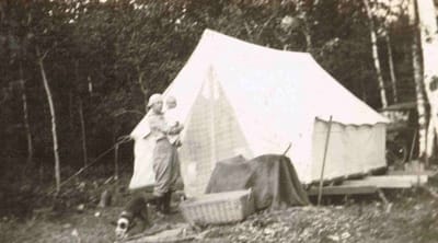 An early campsite at the Peterson Property.